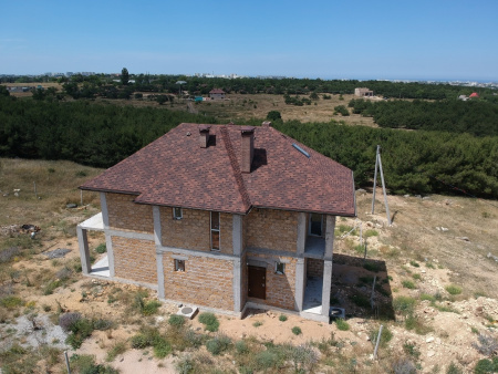 Гибкая черепица Docke PIE PREMIUM/ ГЕНУЯ/ Кофе