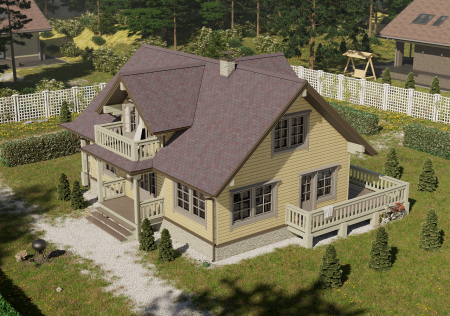Docke LUX/ Монреаль Брус D6S (Рябина)